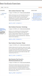 Mobile Screenshot of bestscoliosisexercises.com