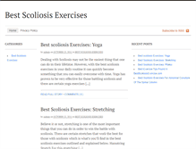 Tablet Screenshot of bestscoliosisexercises.com